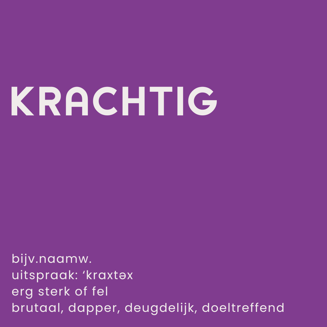 Kernwaarde krachtig